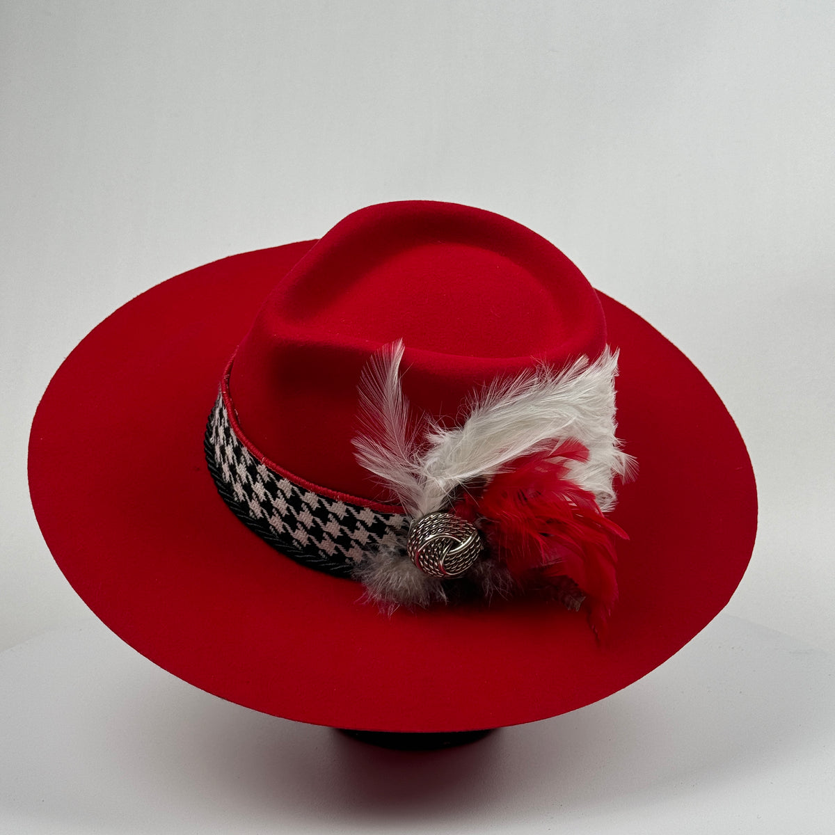 Ribbon Band Red Rancher Hat – Animo Hat & Apparel