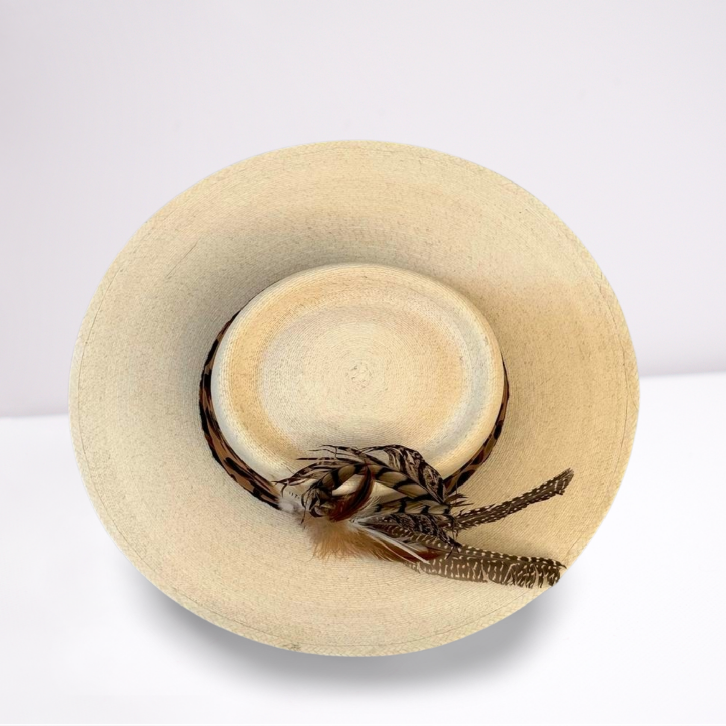 Atwood Animal Print Scarf Band Boater Hat