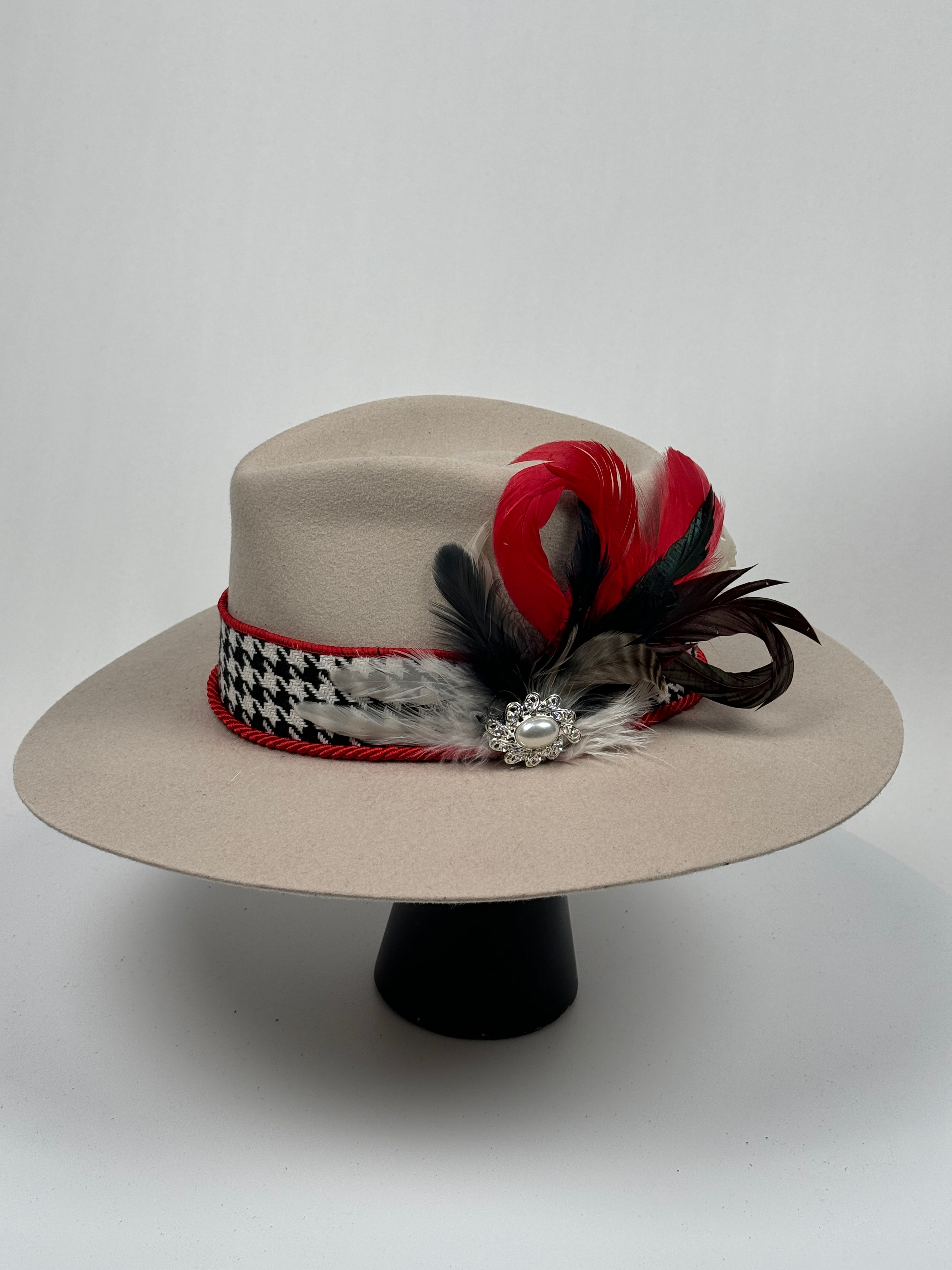 Scarf Band Cream Rancher Hat