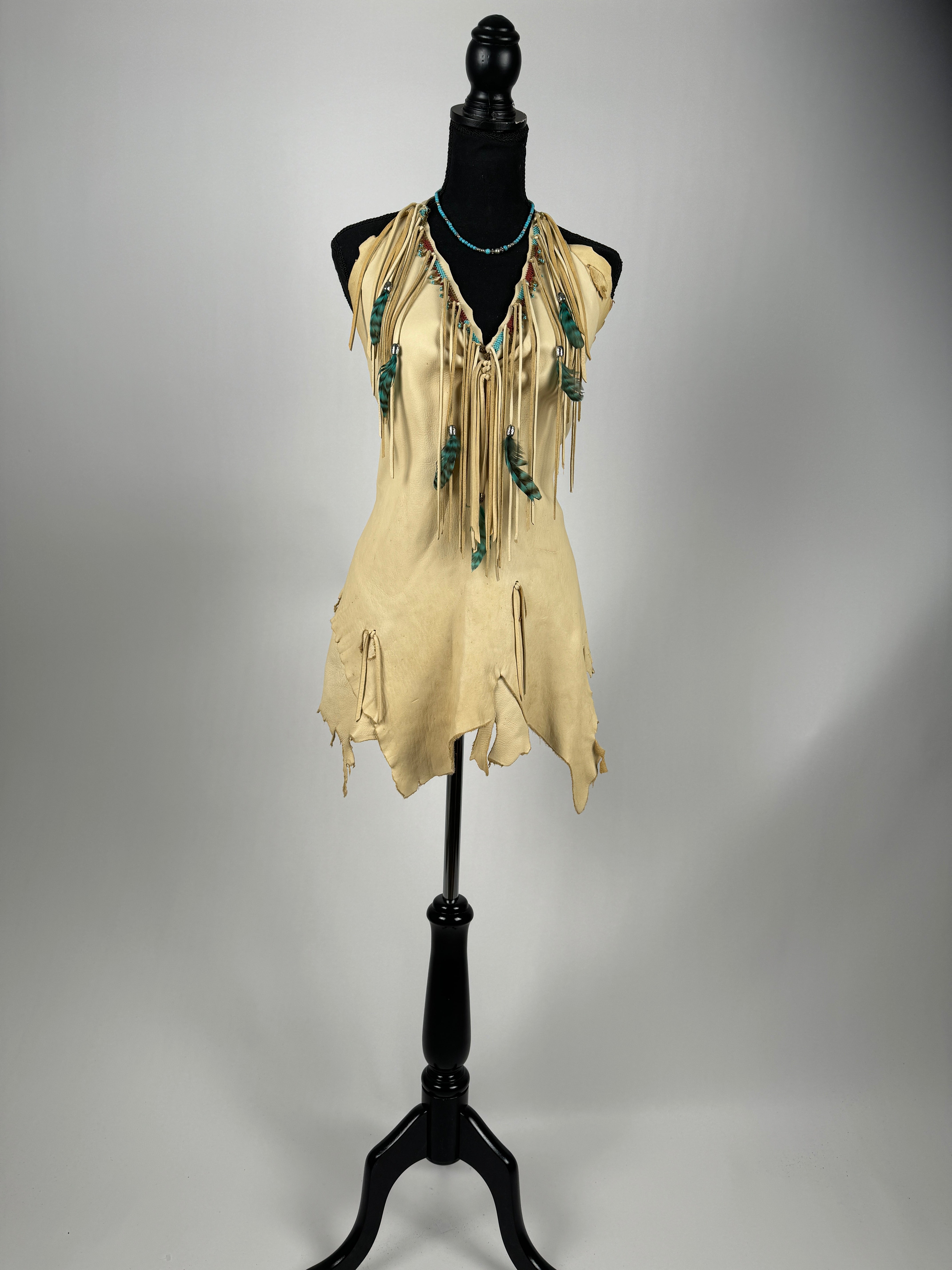 Deer Leather Halter Top