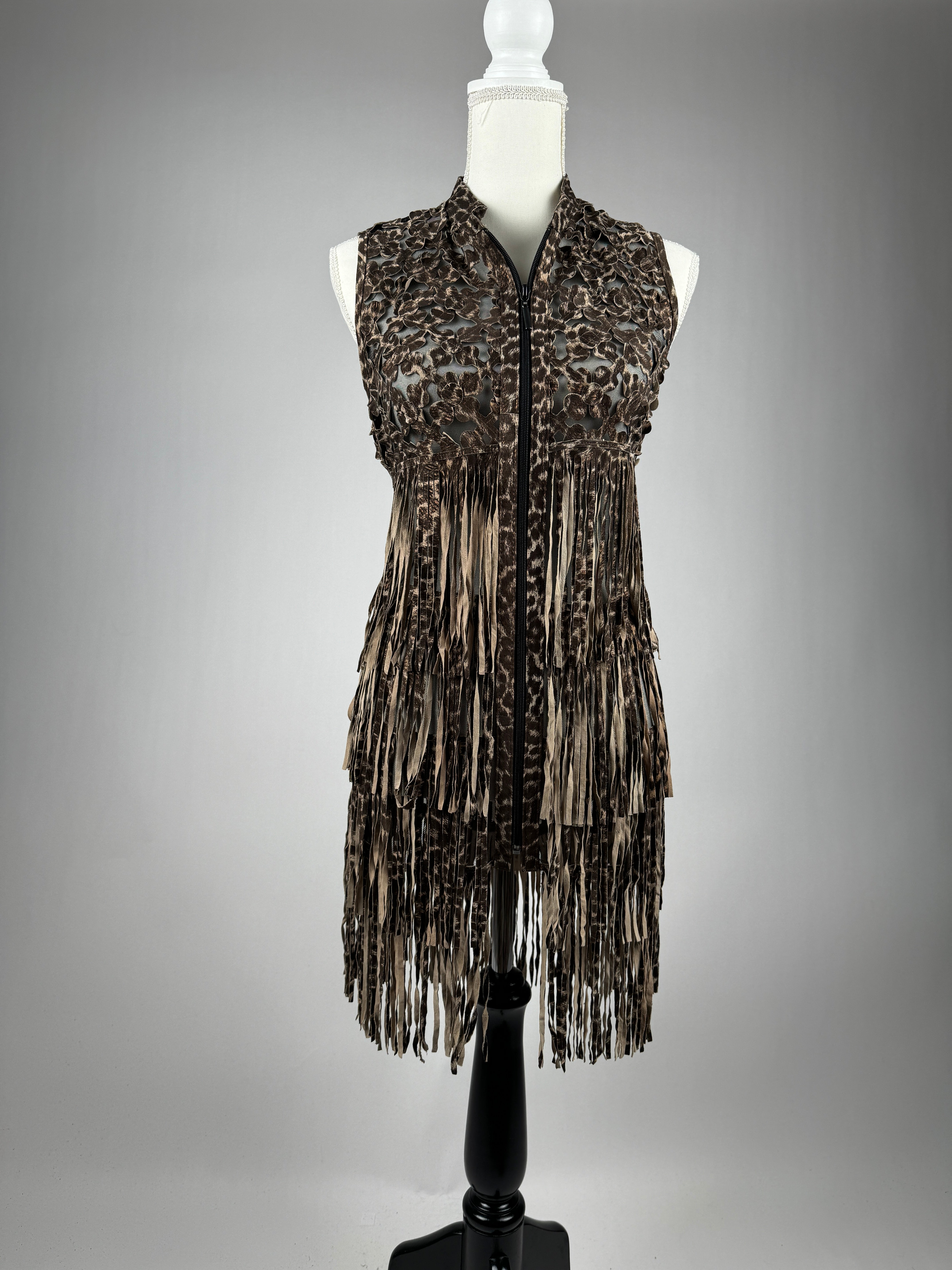 Daisy Design Mid Length Fringe Tunic