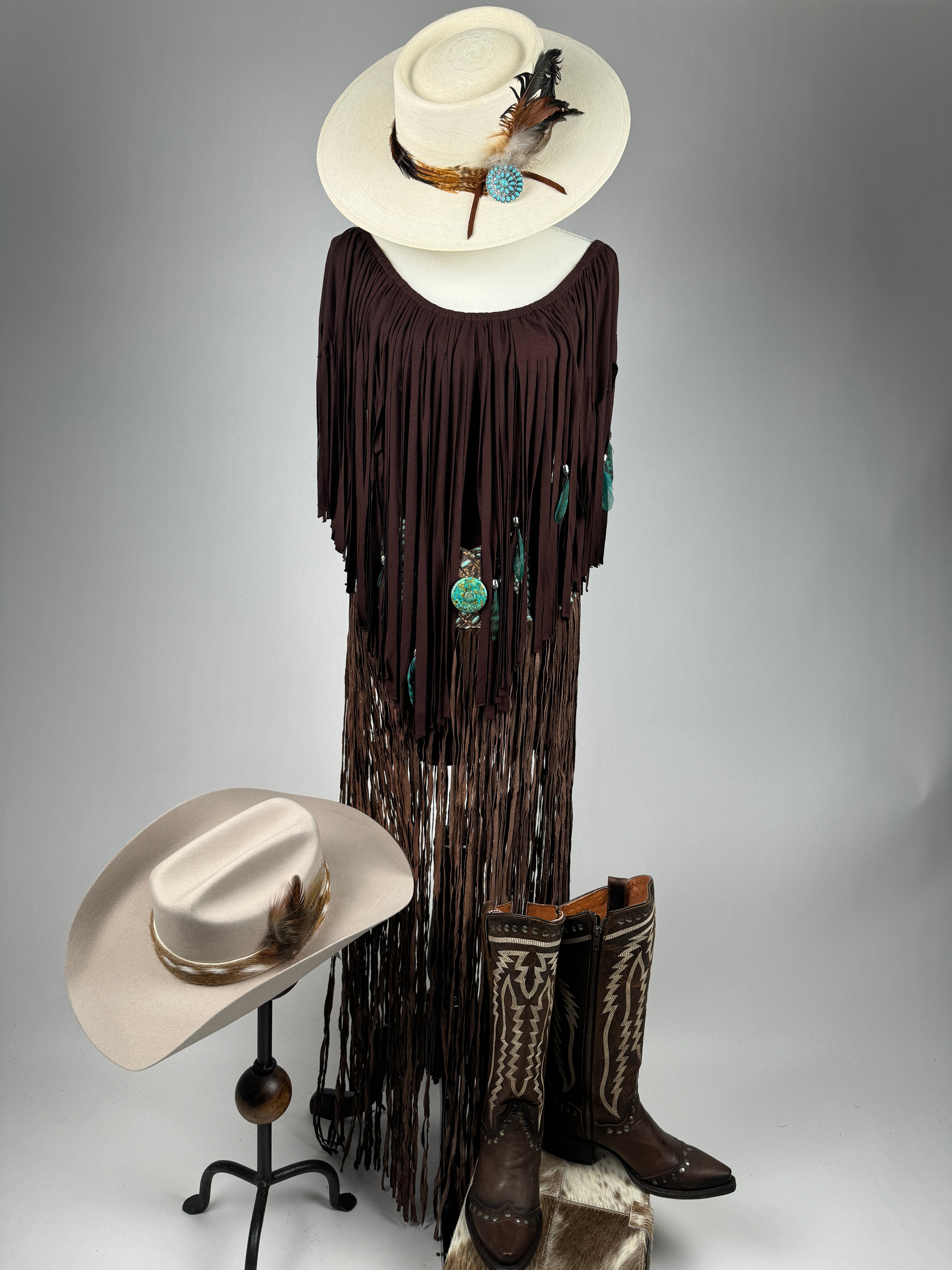 Off-Shoulder Tunic Dress