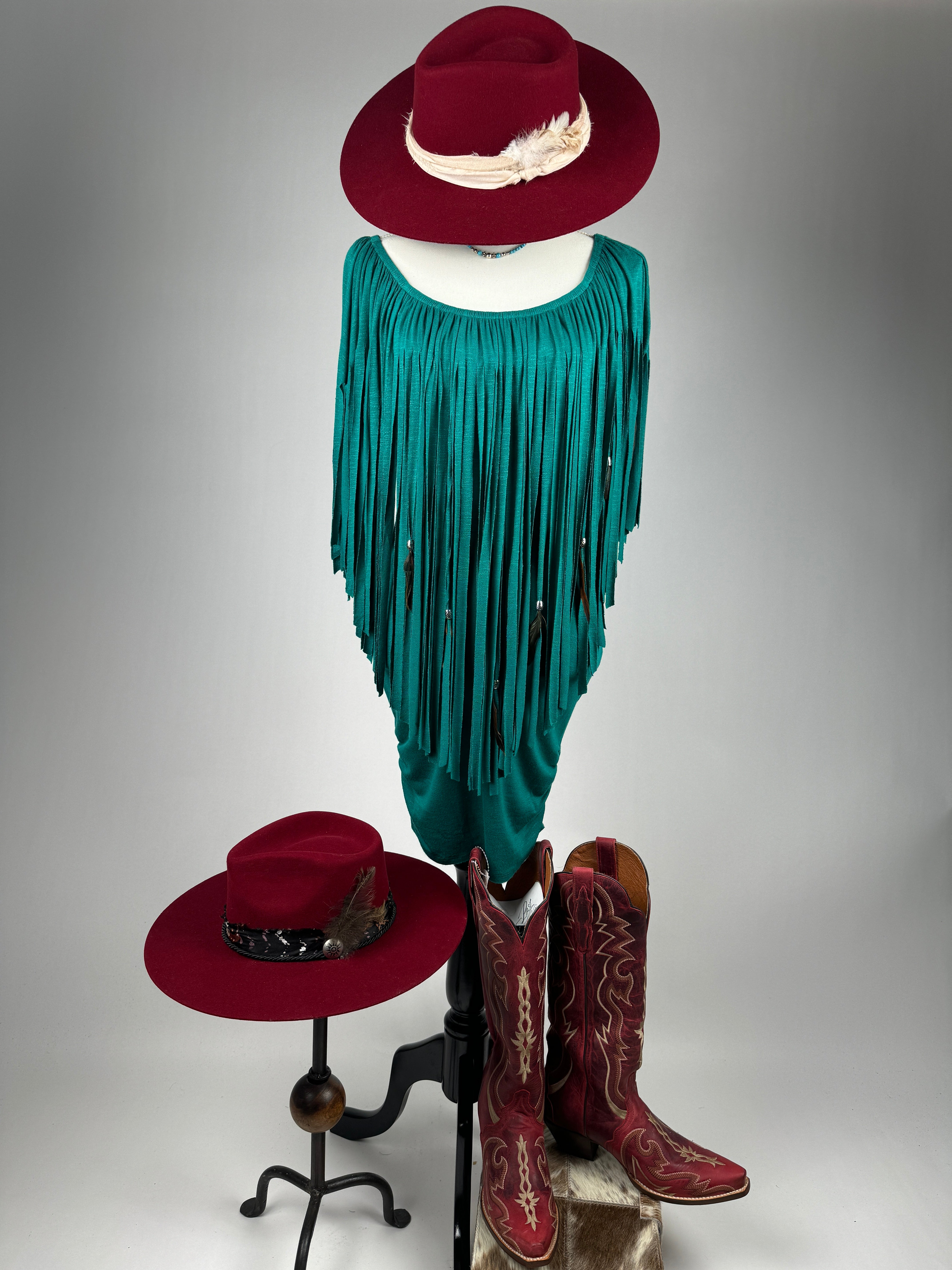 Off-Shoulder Tunic Dress