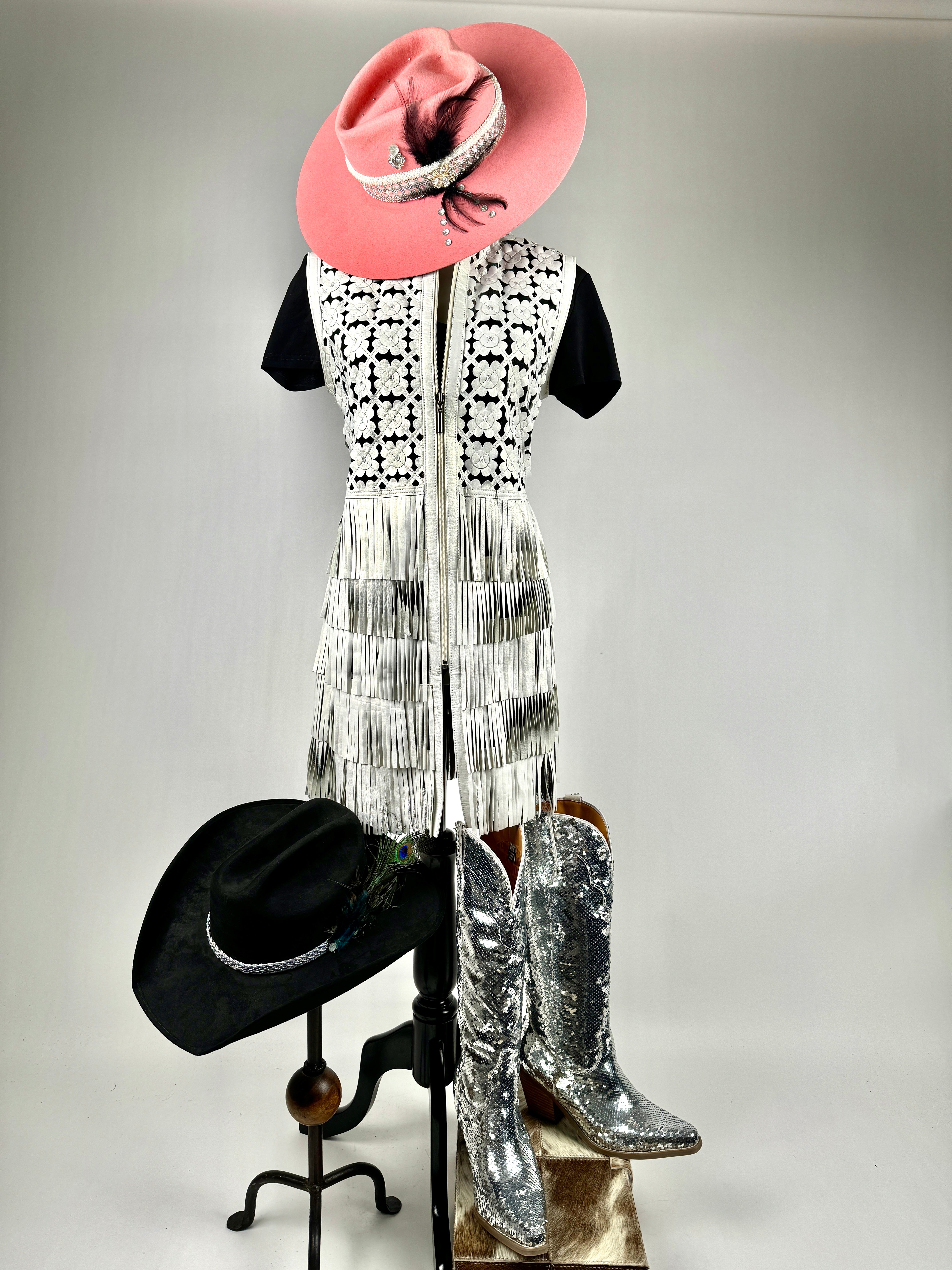 Daisy Design Mid Length Fringe Tunic