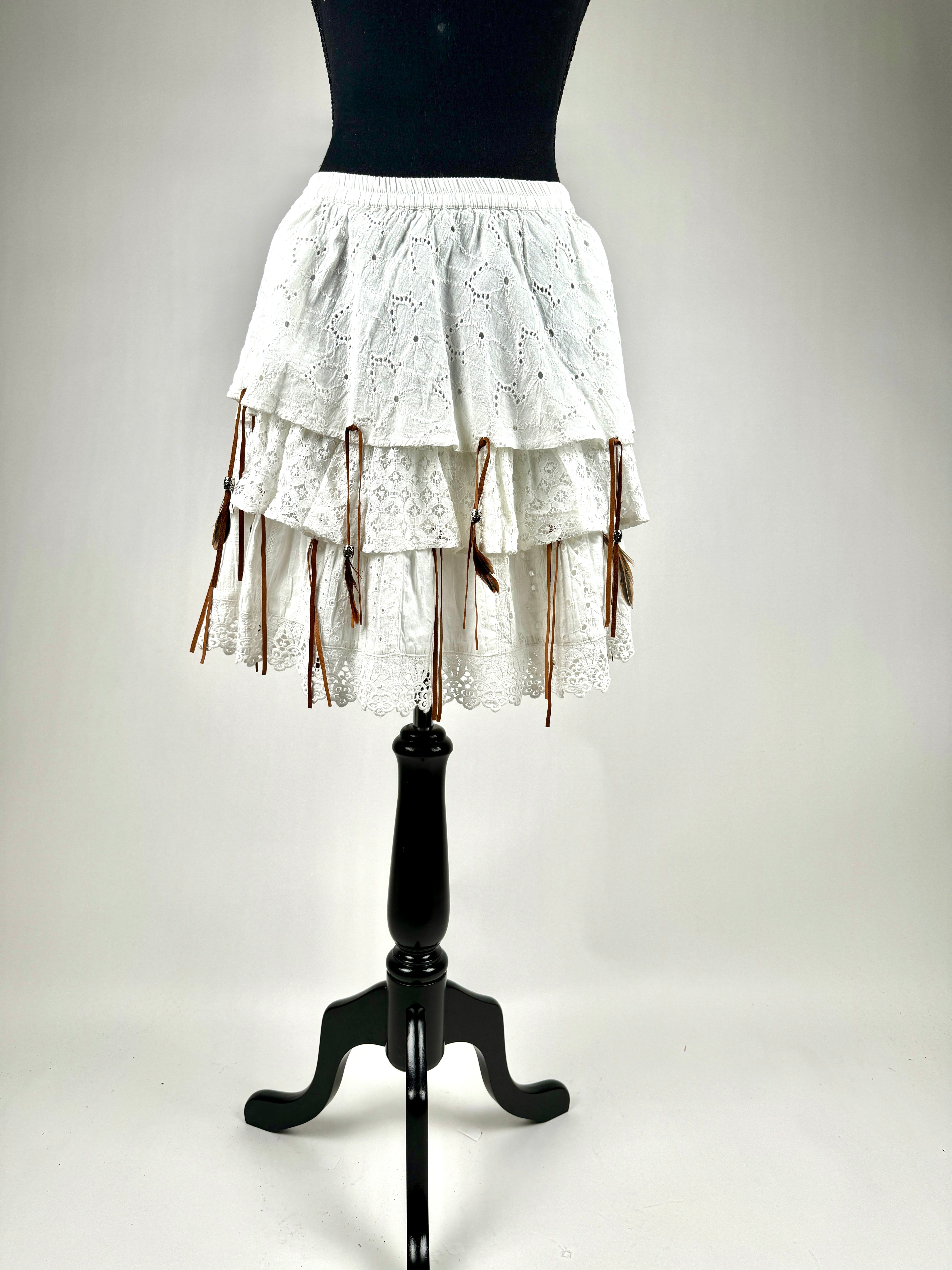 Short Ruffled Skirt