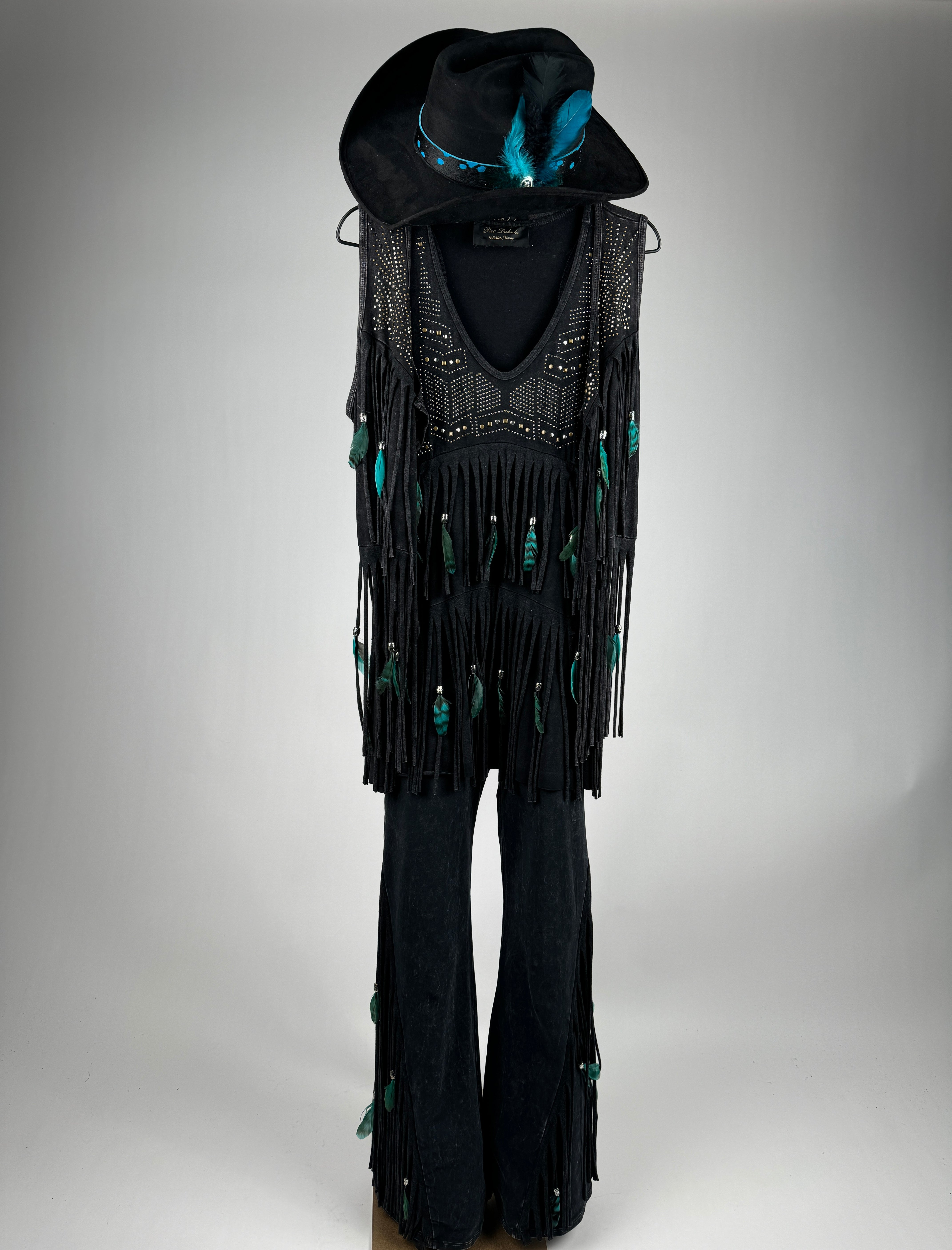 Distressed Flare Pants