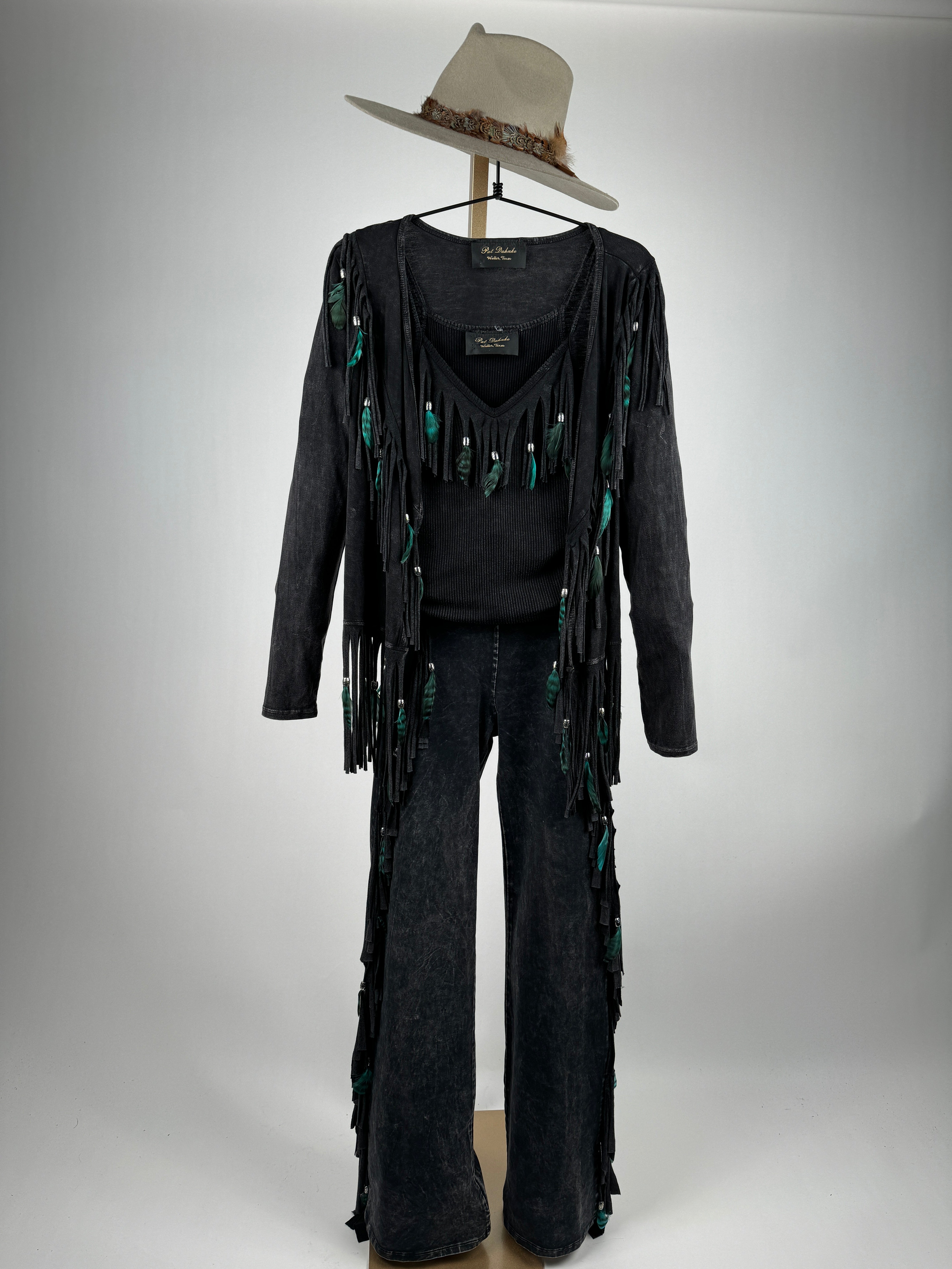 V-Back Feather Jacket