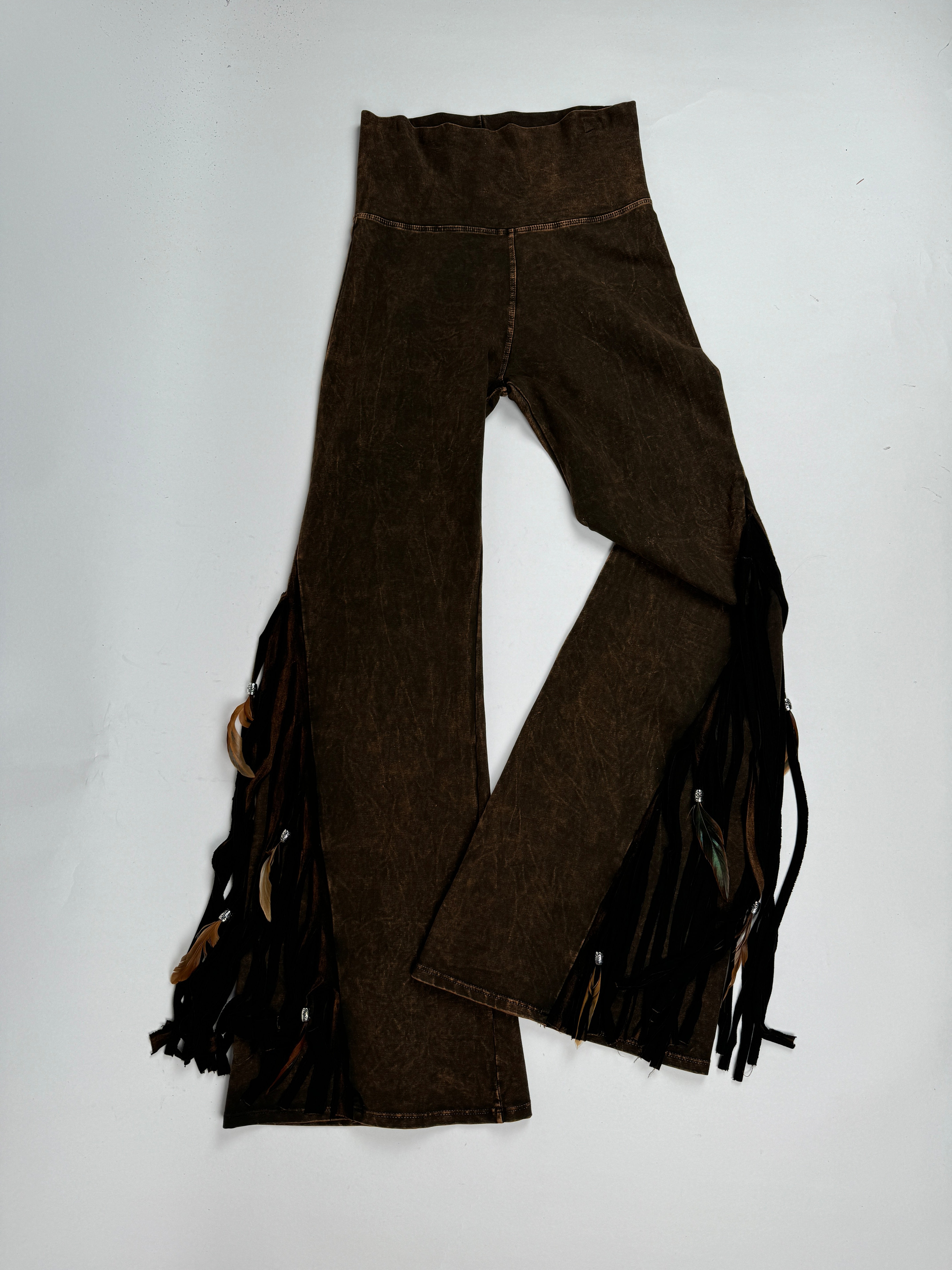 Distressed Flare Pants