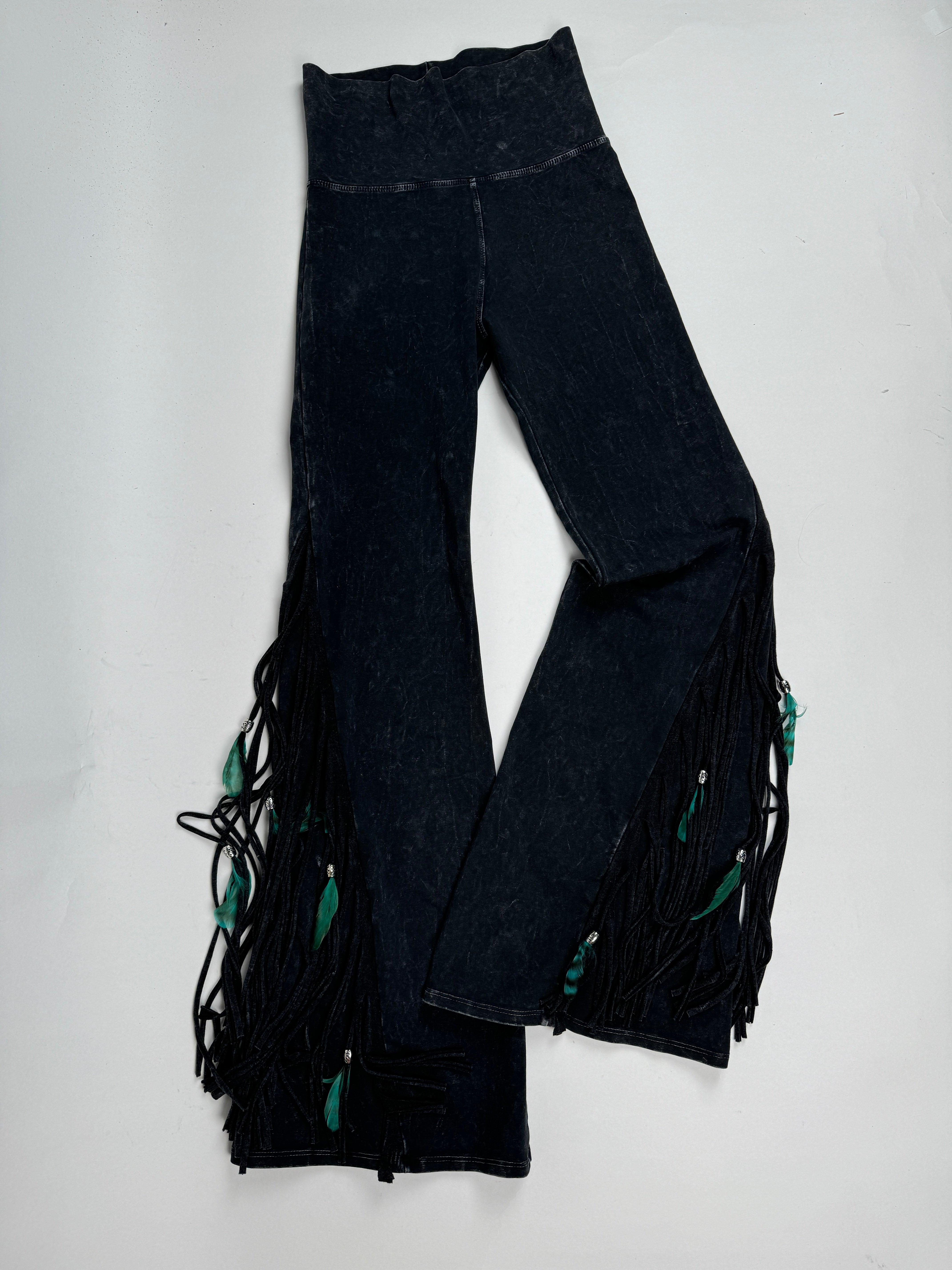 Distressed Flare Pants