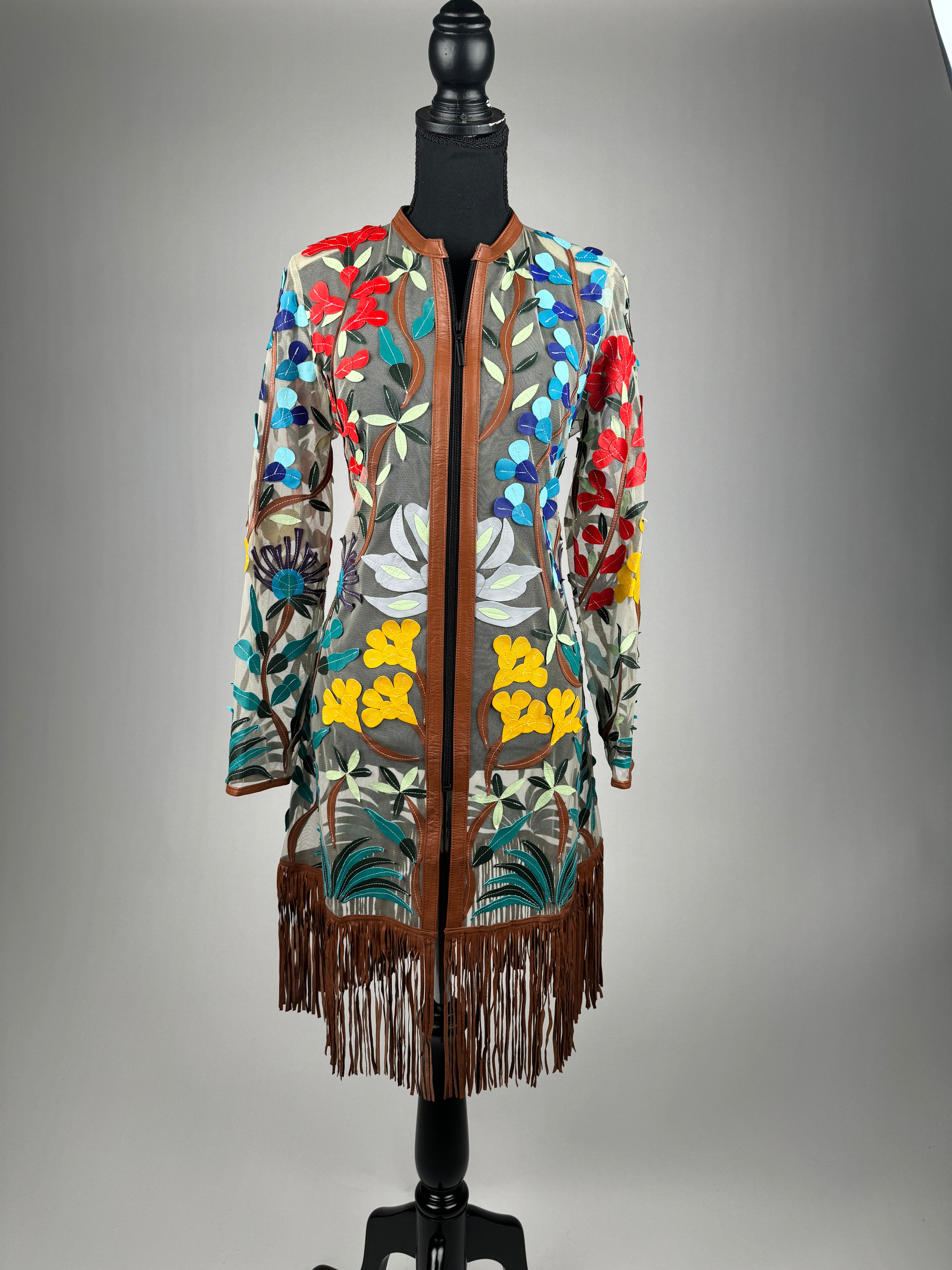 Floral Mesh Lace Jacket