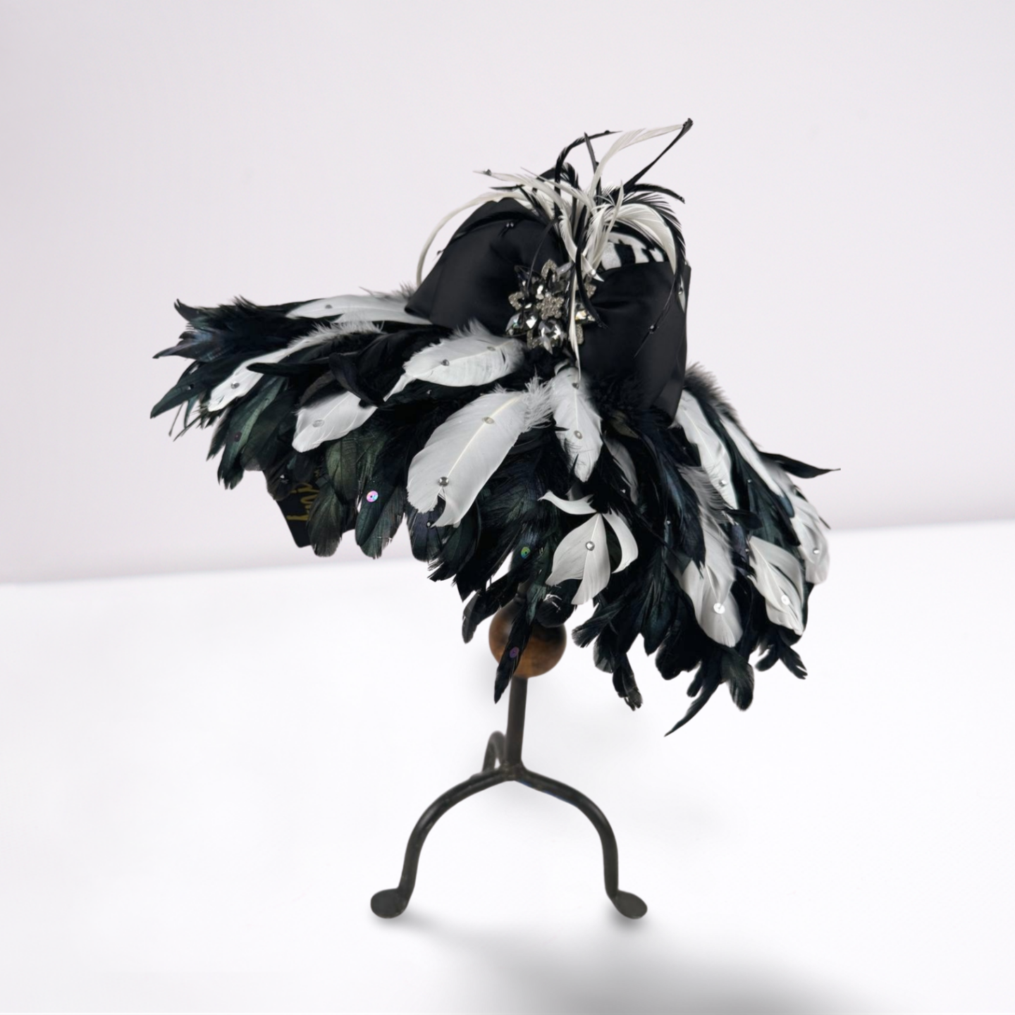 Black White Animal Brim Derby Hat-Animo Hat Company