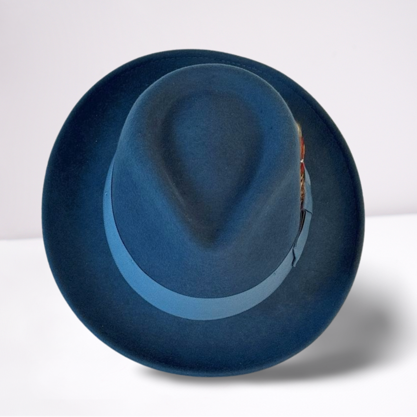 Blue Ribbon Band Fedora Mens Hat