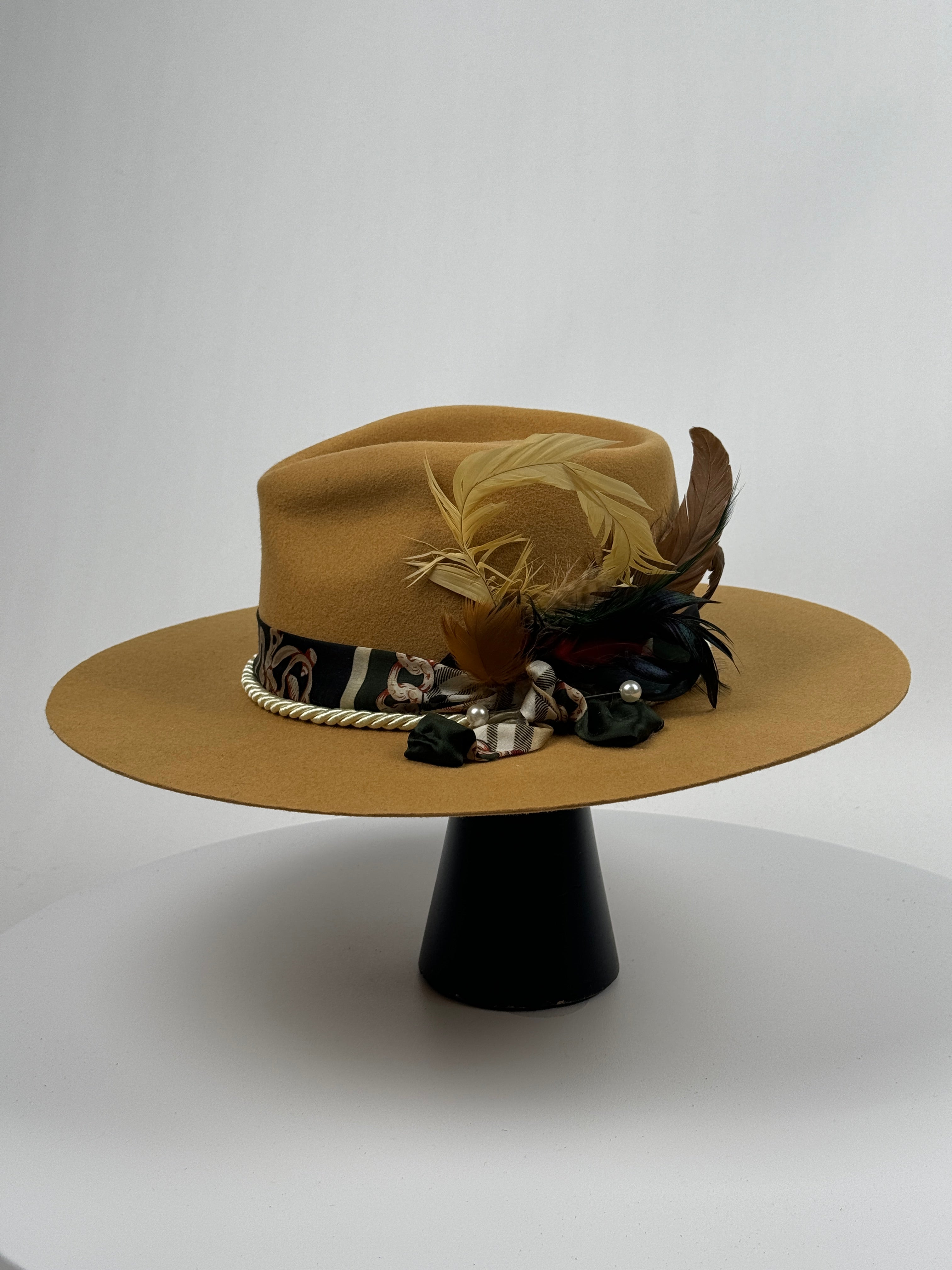 Scarf Band Mustard Rancher Hat