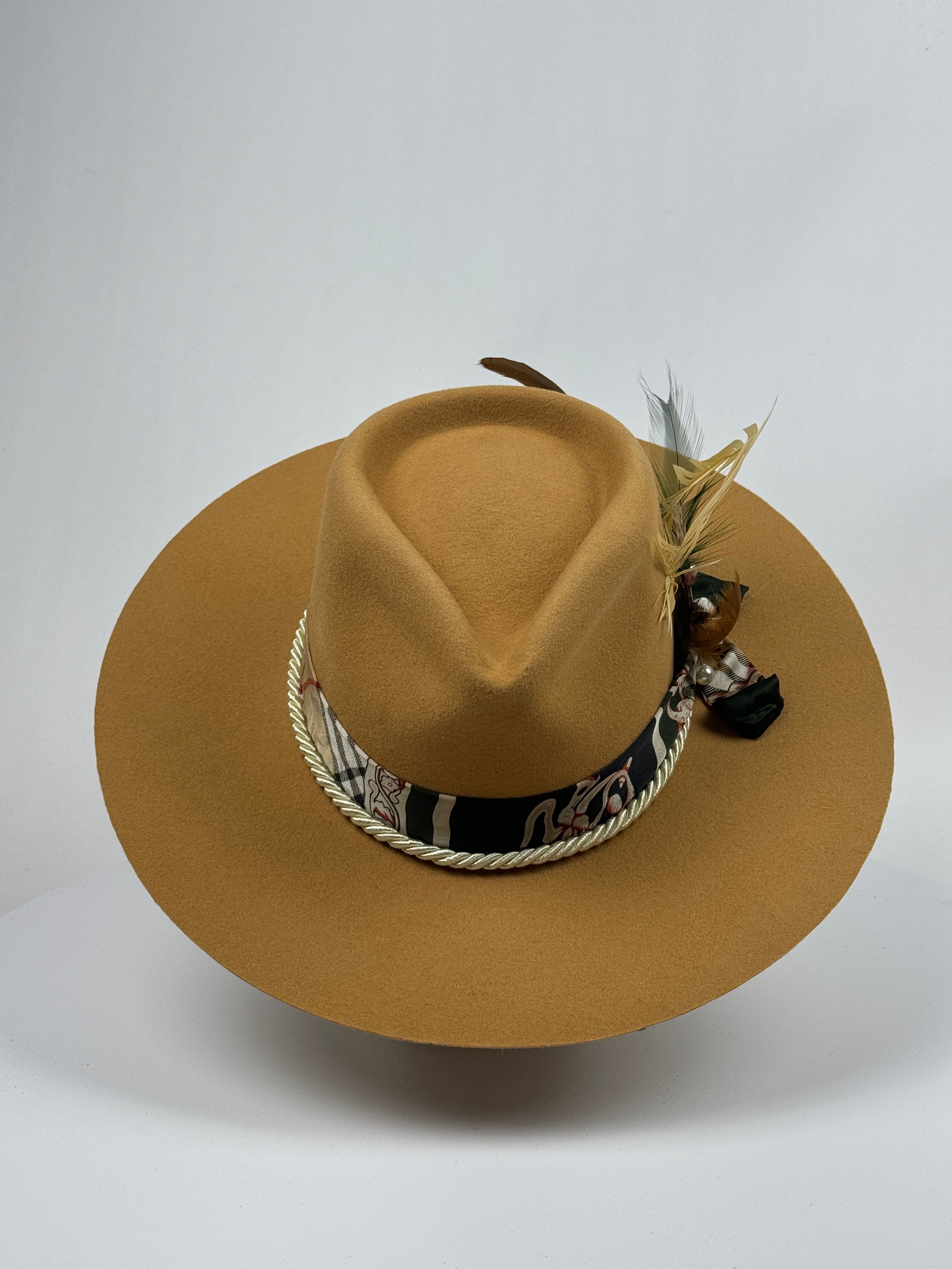 Scarf Band Mustard Rancher Hat