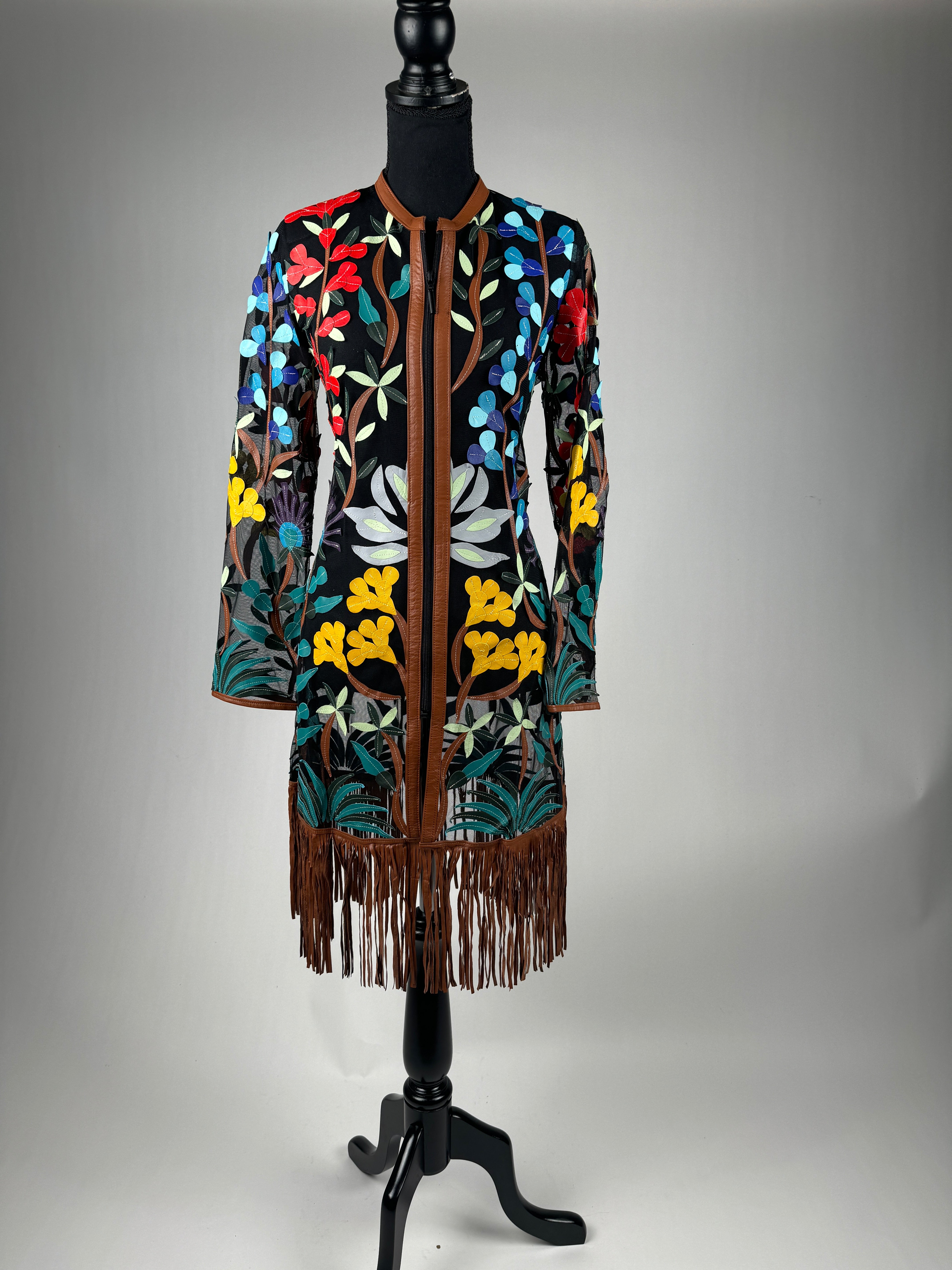 Floral Mesh Lace Jacket