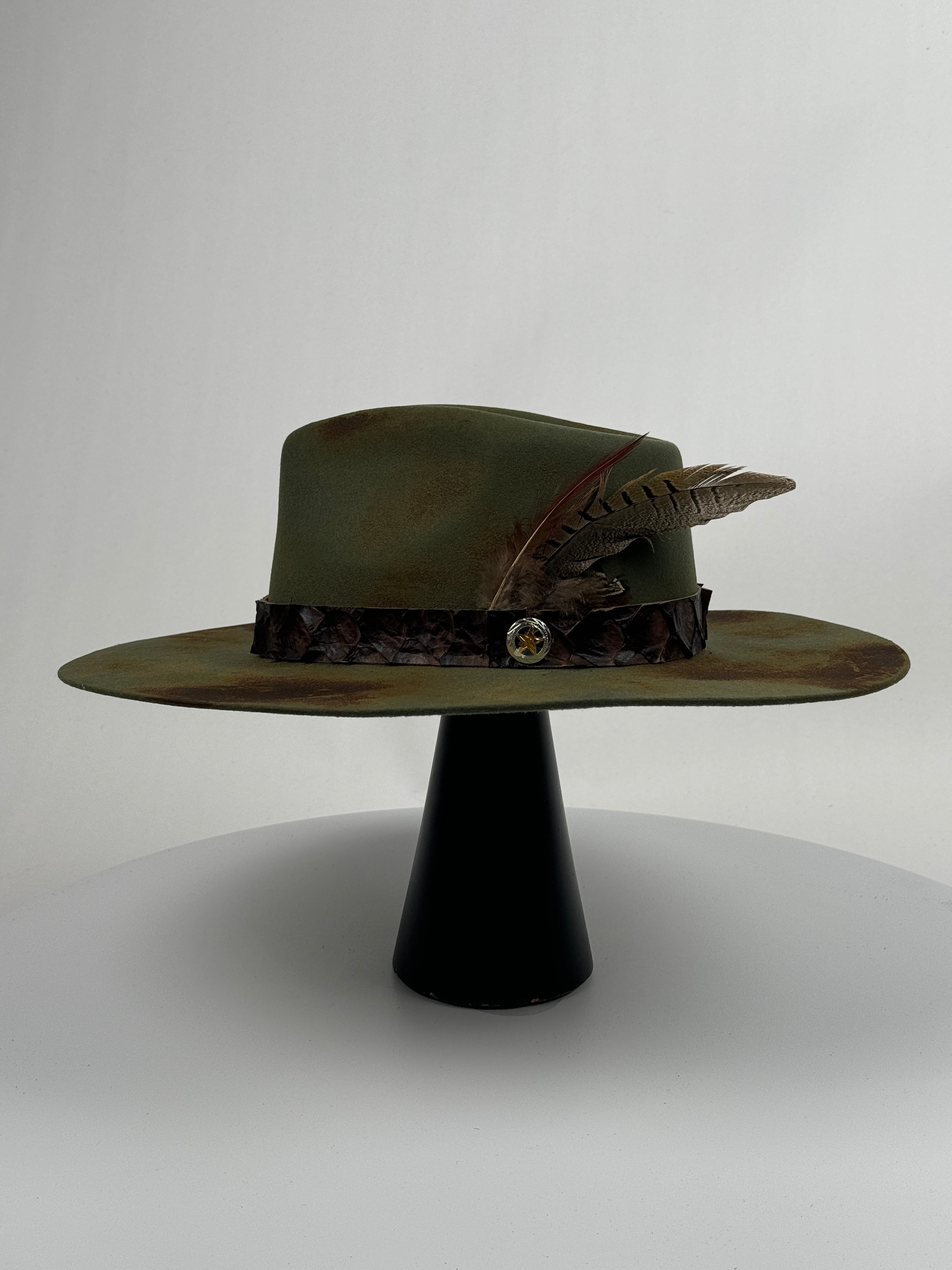 Exotic Croc Band Rancher Hat