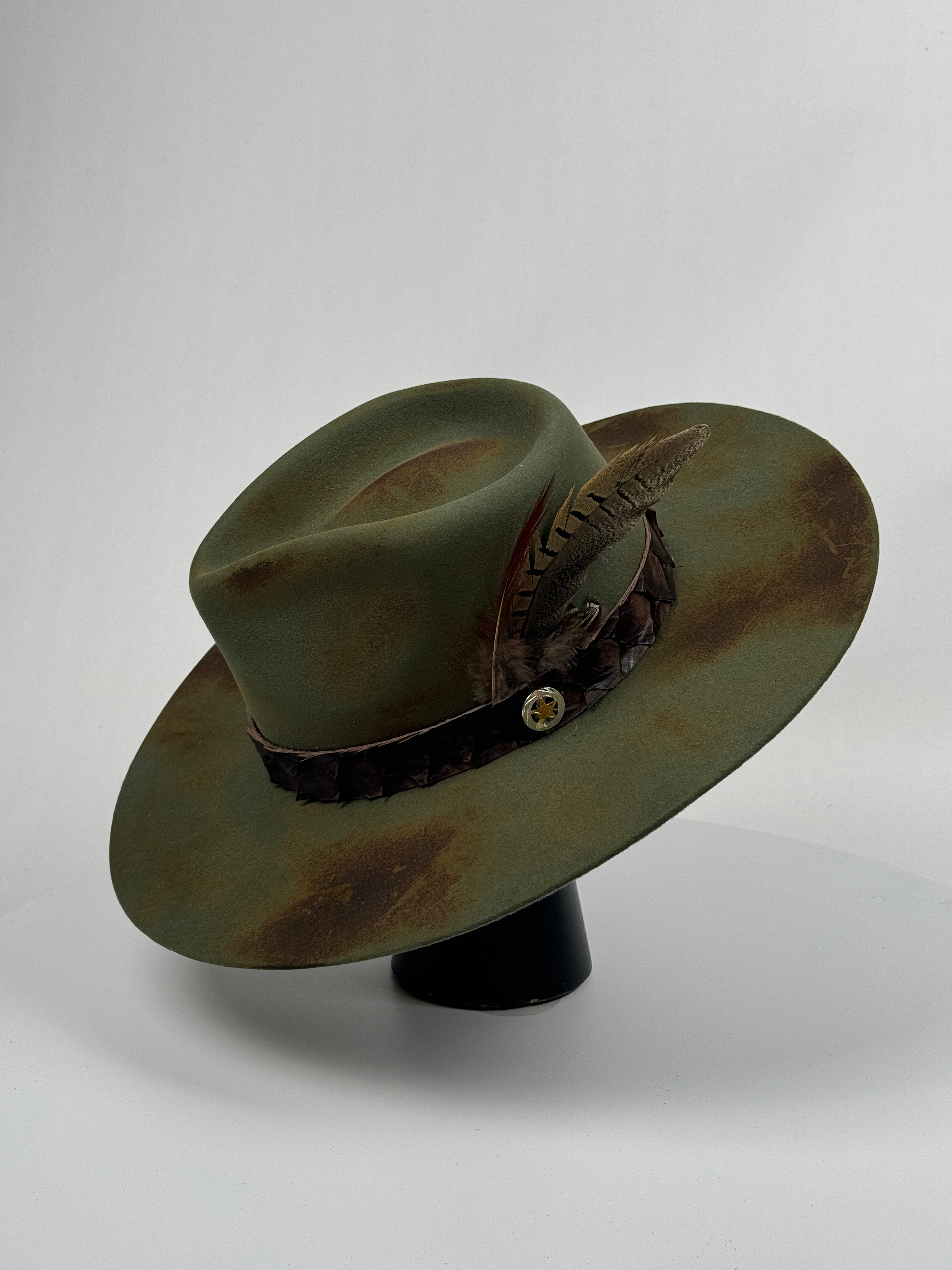 Exotic Croc Band Rancher Hat