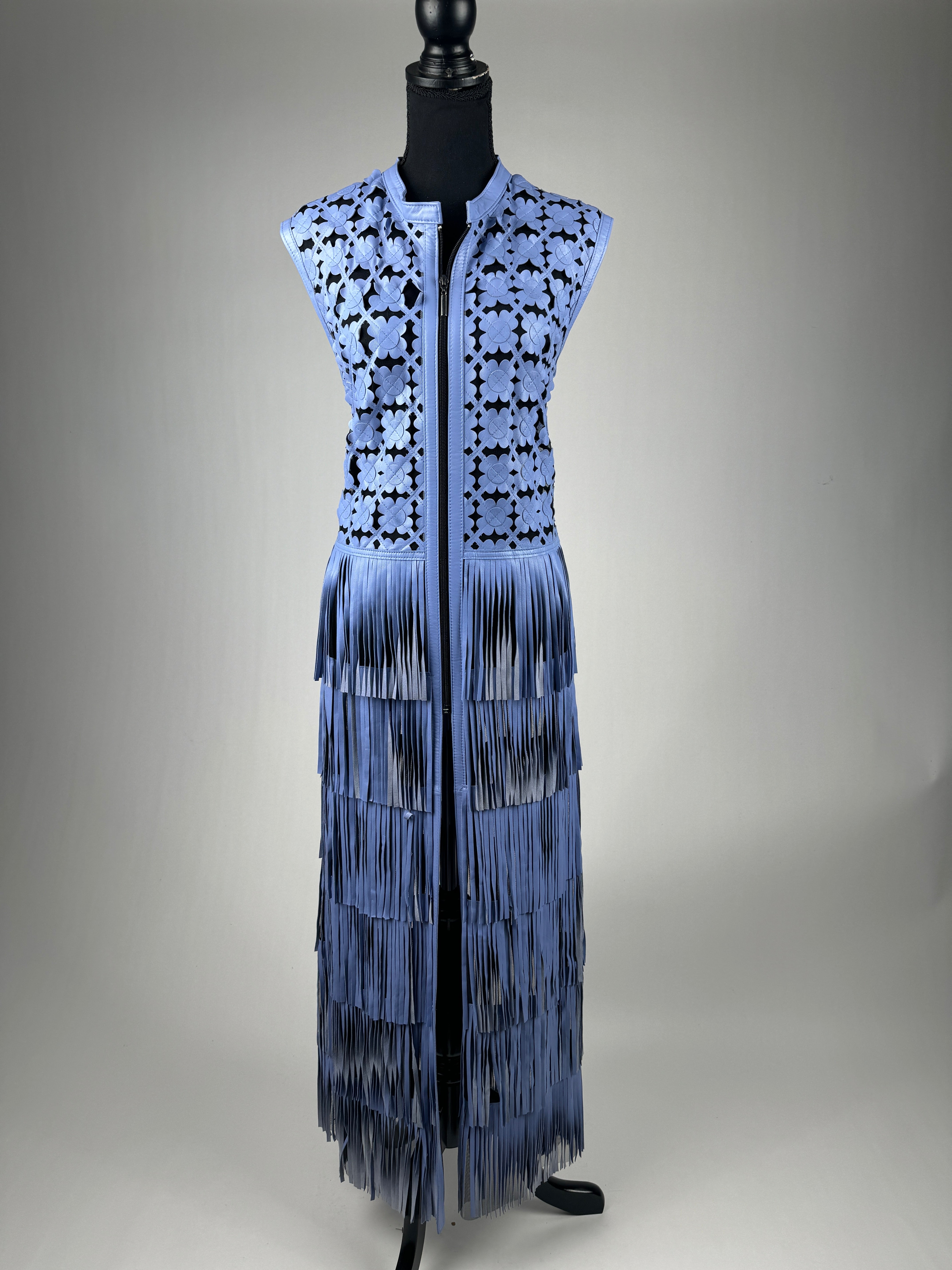 Daisy Design Sleeveless Fringe Duster