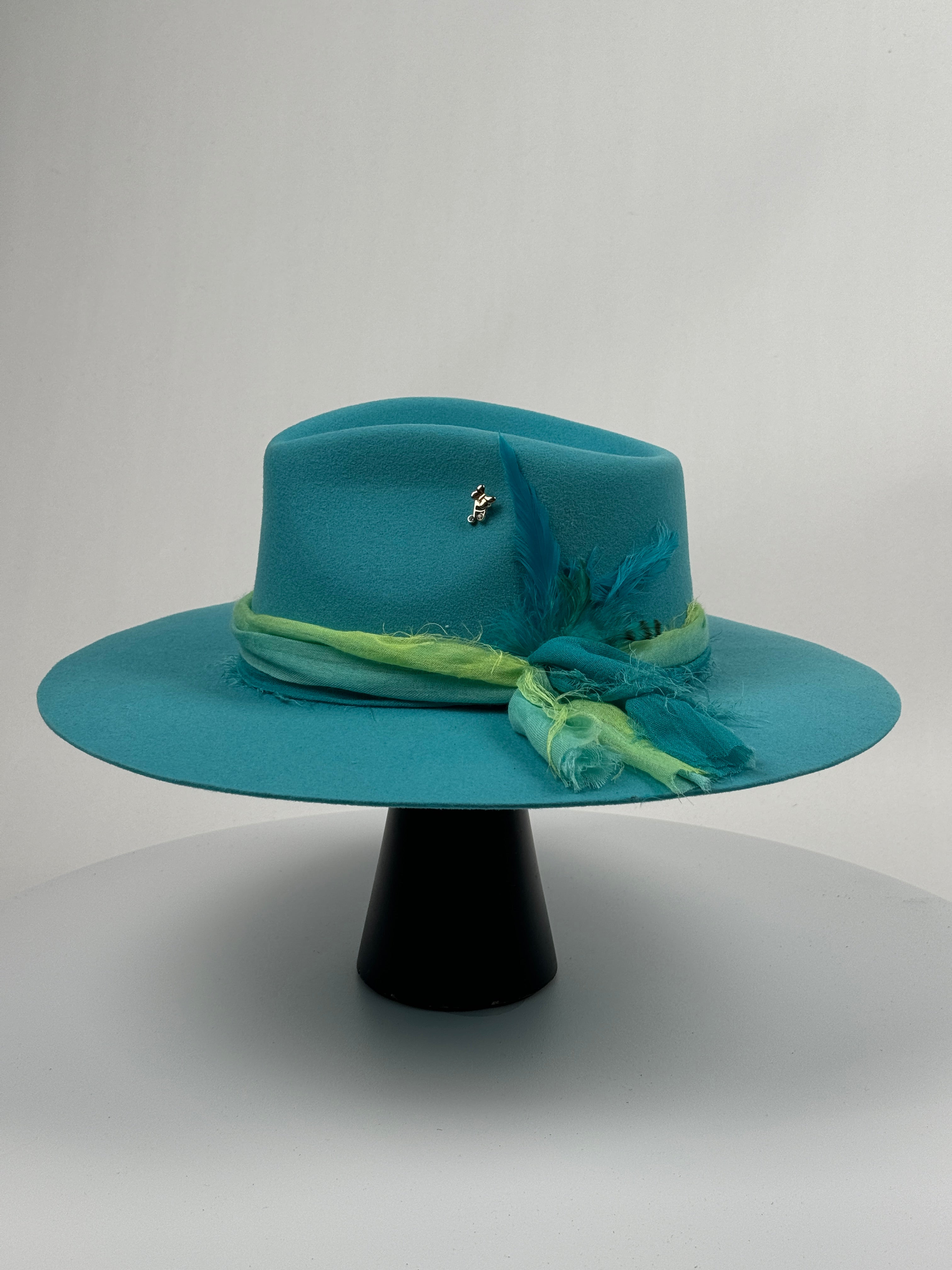 Scarf Band Turquoise Rancher Hat
