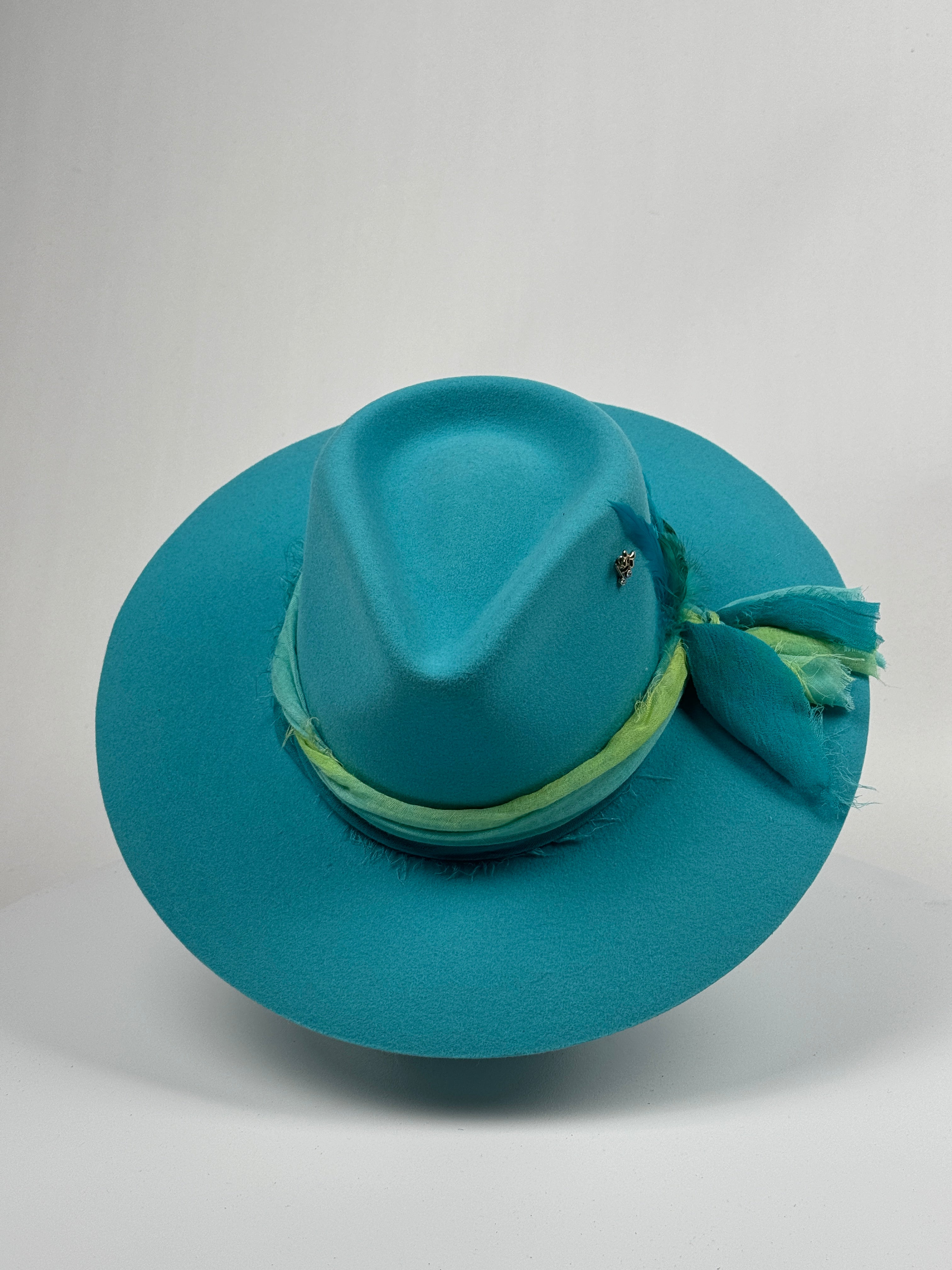 Scarf Band Turquoise Rancher Hat