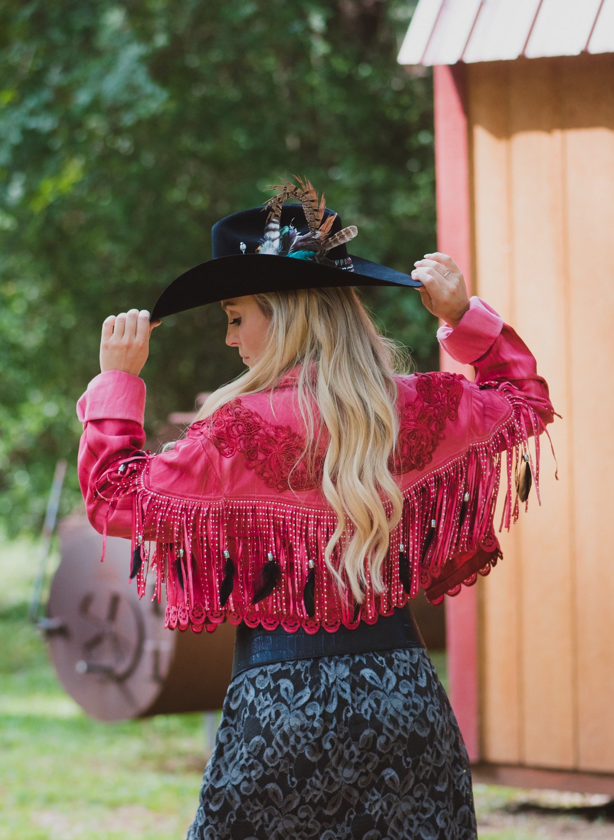 Denim Distressed Bolero Jacket