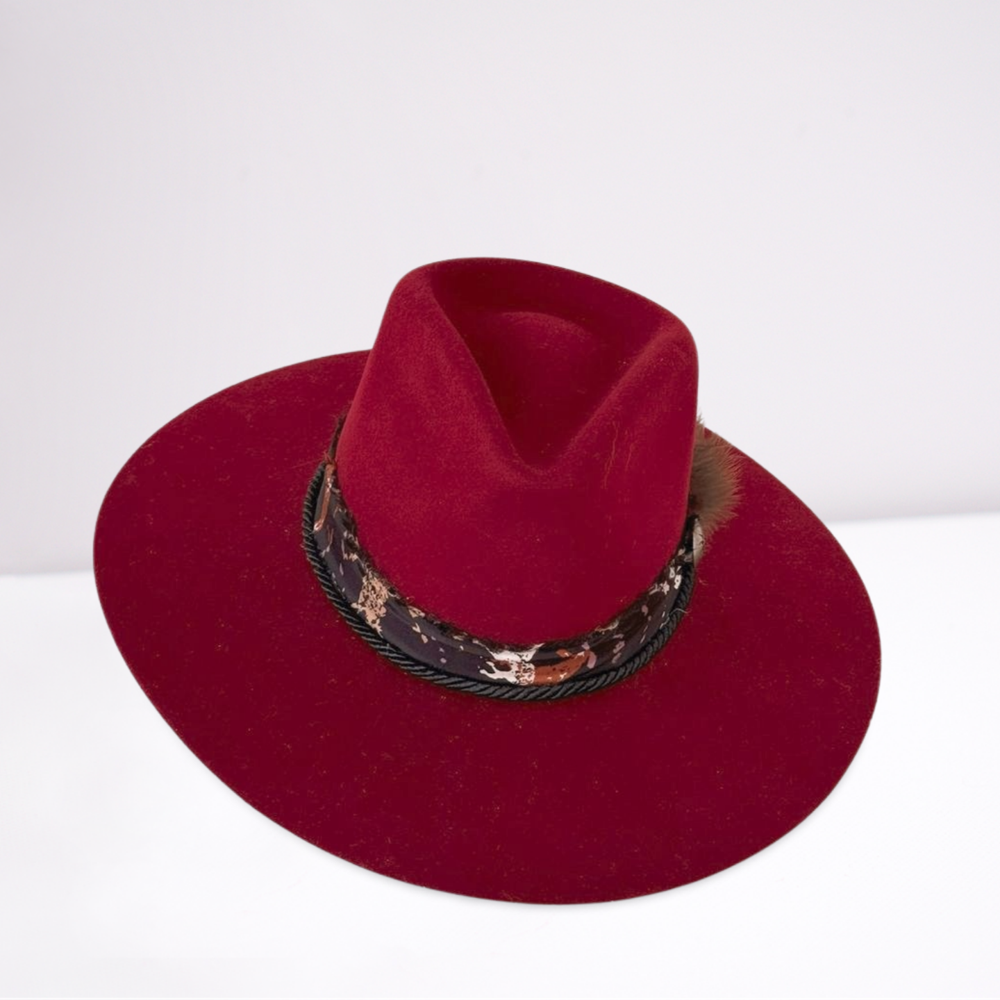 Twister Silk Wild Horses Scarf Band Rancher Hat