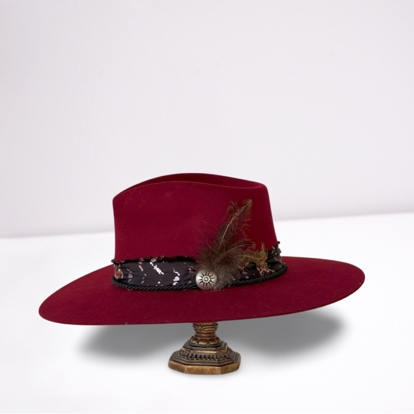 Twister Silk Wild Horses Scarf Band Rancher Hat