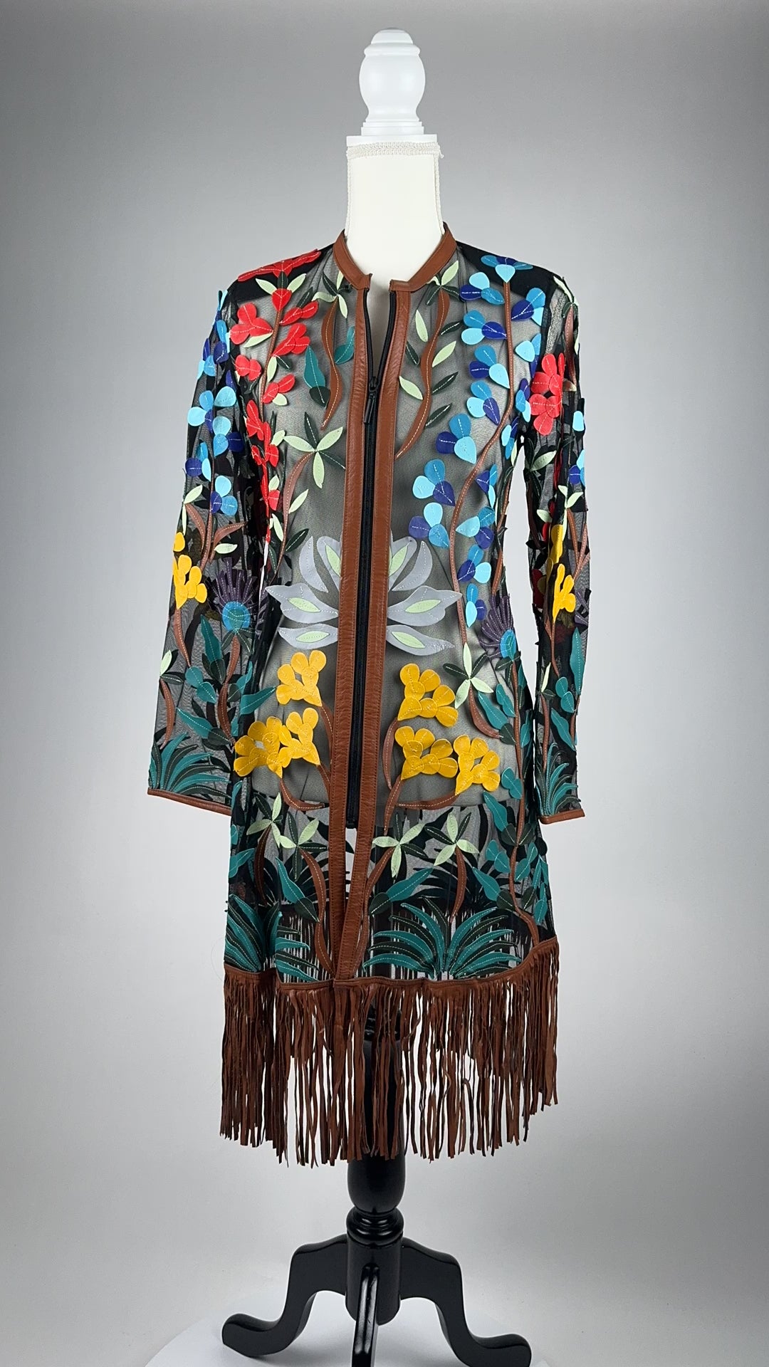 Floral Mesh Lace Jacket