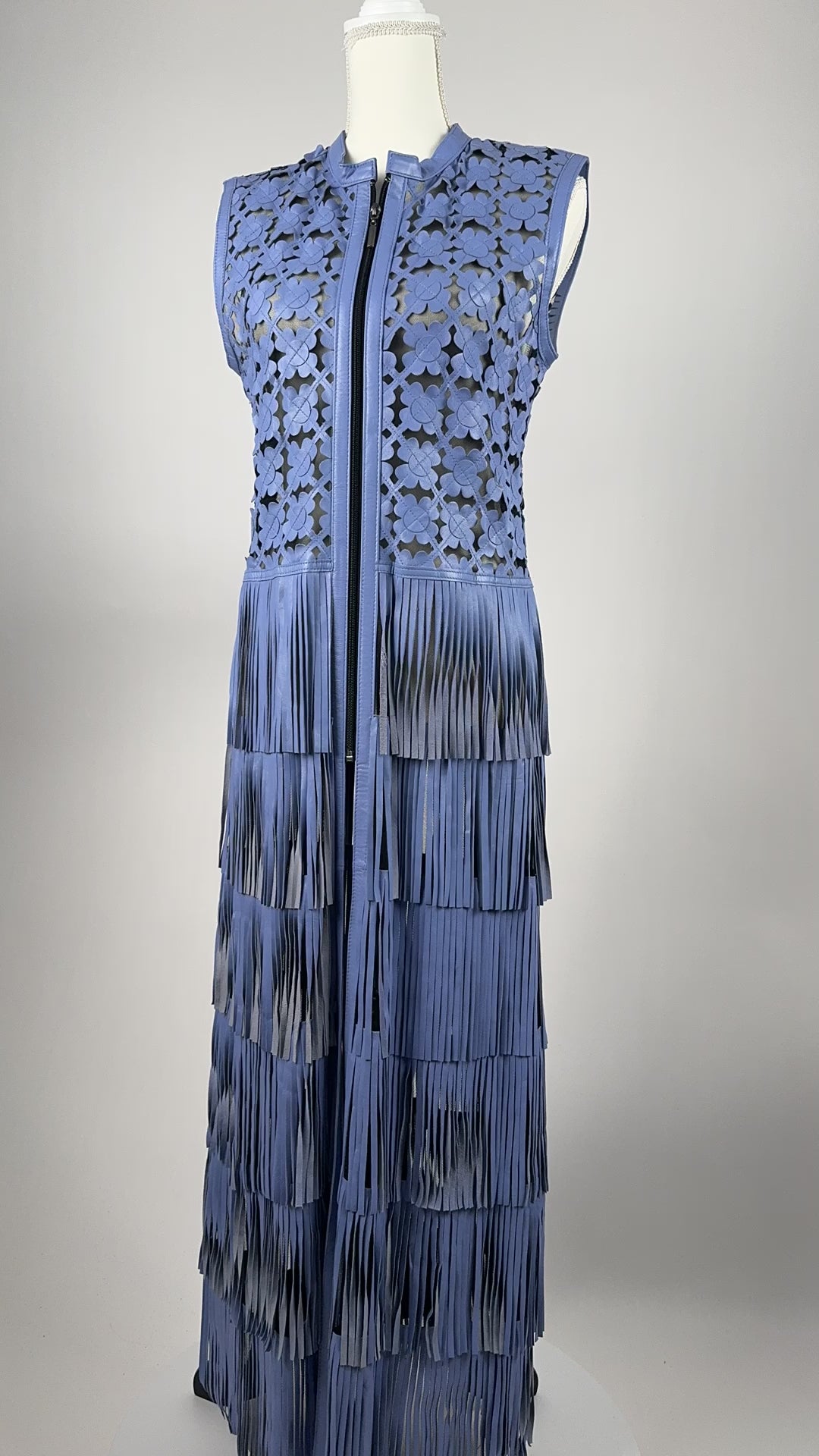 Daisy Design Sleeveless Fringe Duster