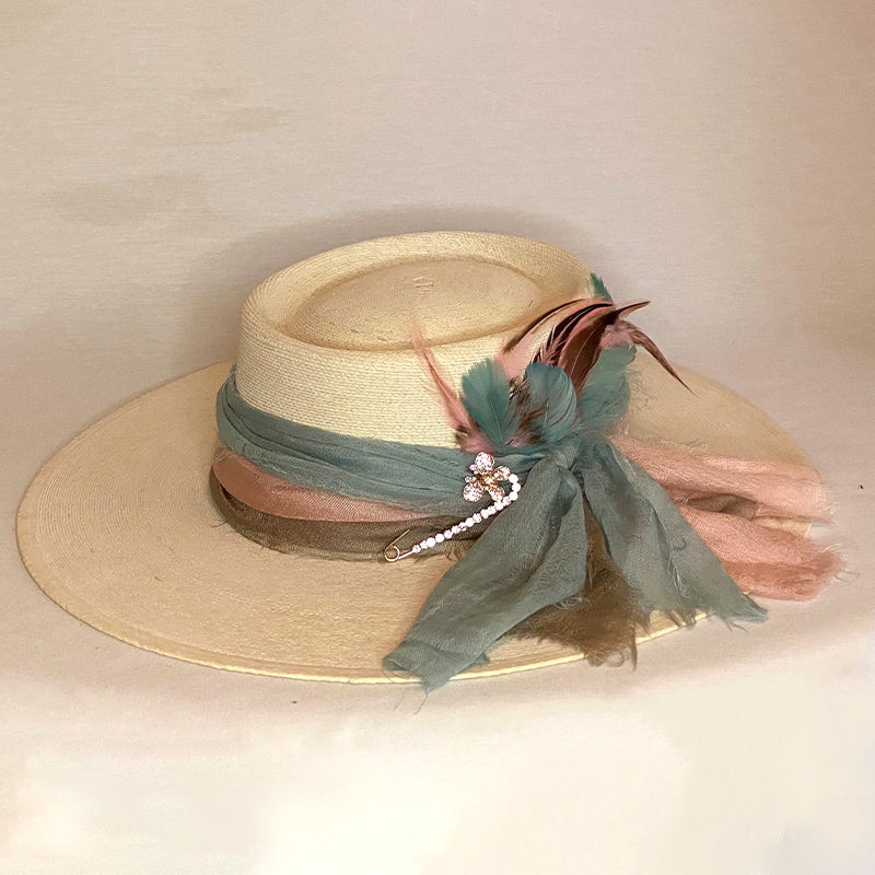 Load image into Gallery viewer, FREE SPIRIT-PALM STRAW-Animo Hat Company