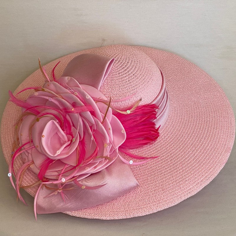 Pink Lightweight Derby Hat-Animo Hat Company